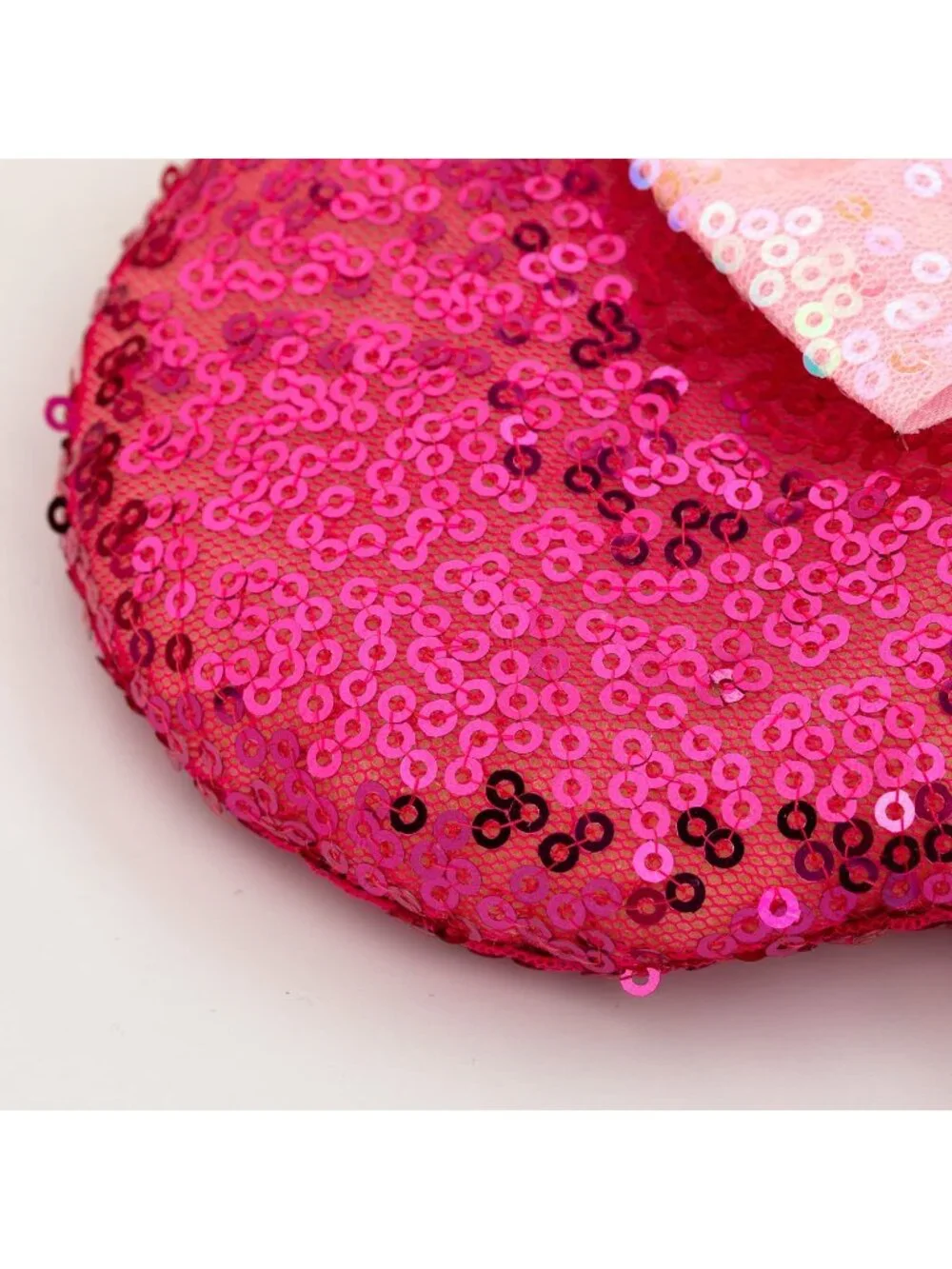 Women Red/Pink Shiny Bow Mickey Mouse Hair Headband For Cosplay